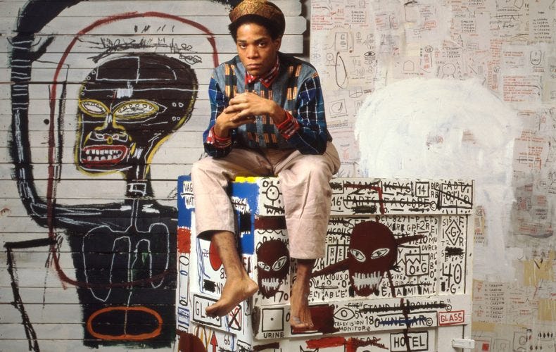 Genius Artist Jean-Michel Basquiat, Extraordinary Talent Mixed with Agony