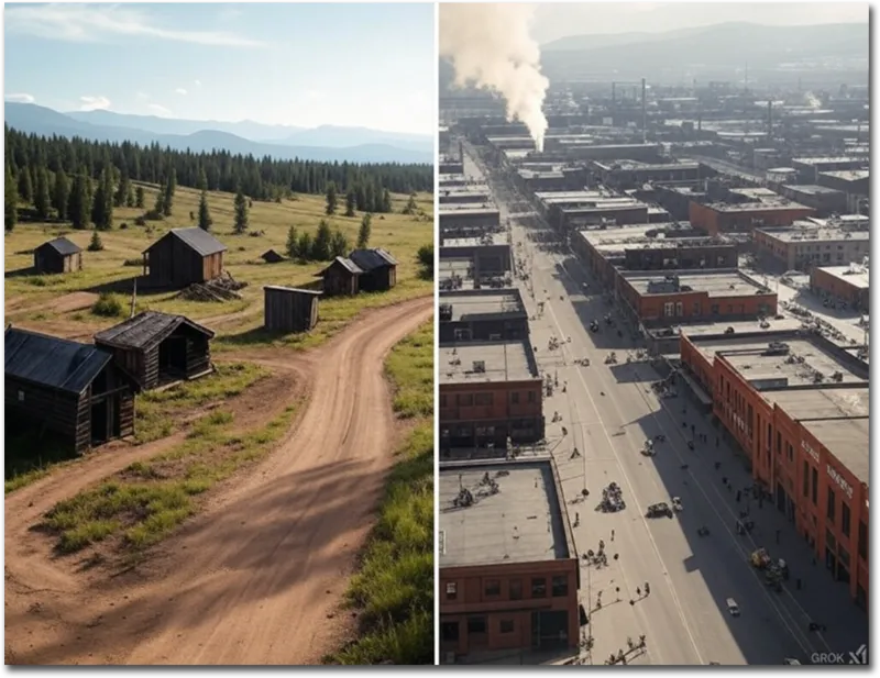 Denver, Colorado before and after