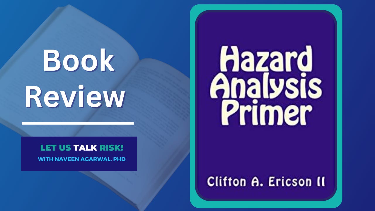Book Review - Hazard Analysis Primer by Clifton A. Ericson II