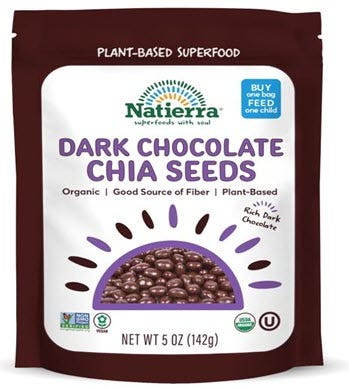 dark chocolate chia seeds 