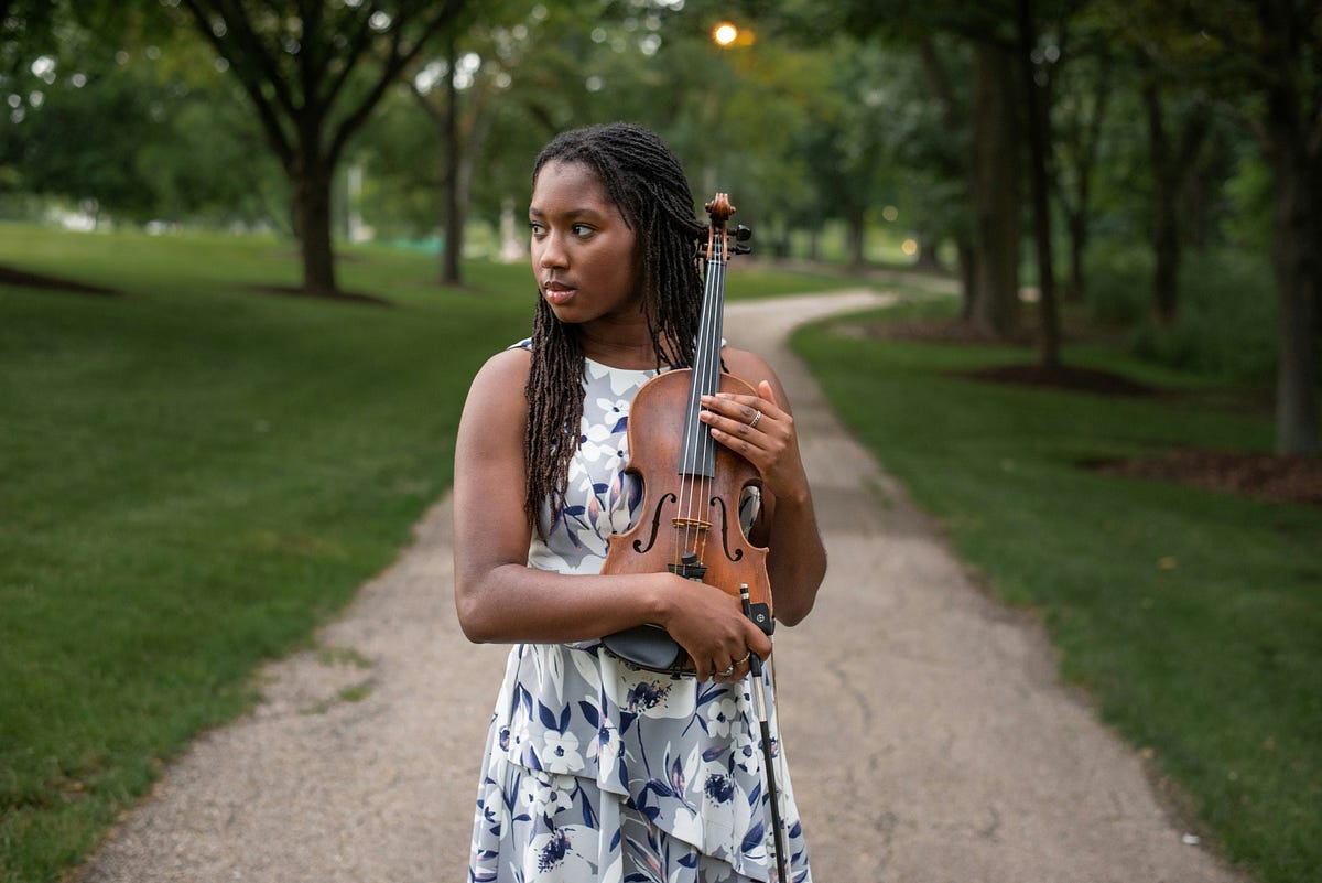 Person with a violin