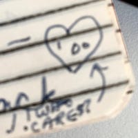 Heart with "I Do" in the corner of the page.