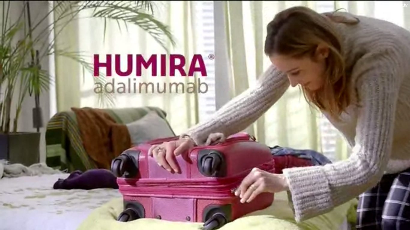 With May pharma TV ad spending, AbbVie's Humira tops last year's total ...