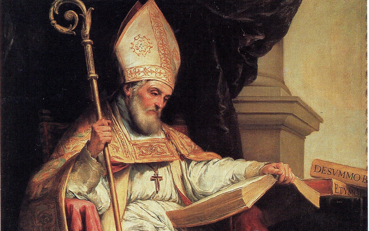 The patron saint of the internet is St Isidore of Seville, who tried to  record everything ever known