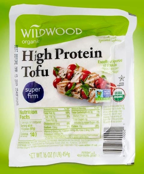 Wildwood high protein super firm tofu