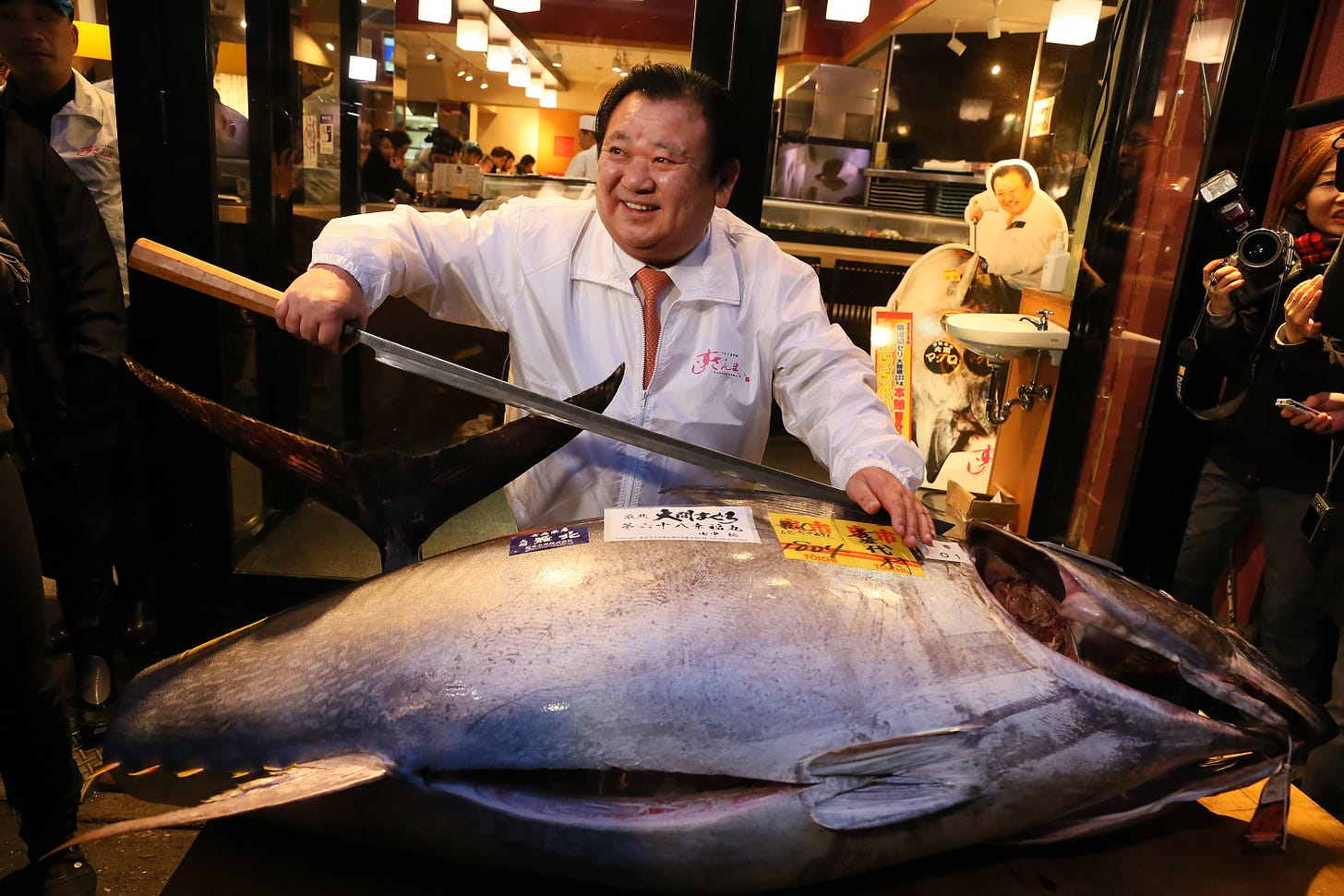 Tsukiji Fish Market auction, Tokyo