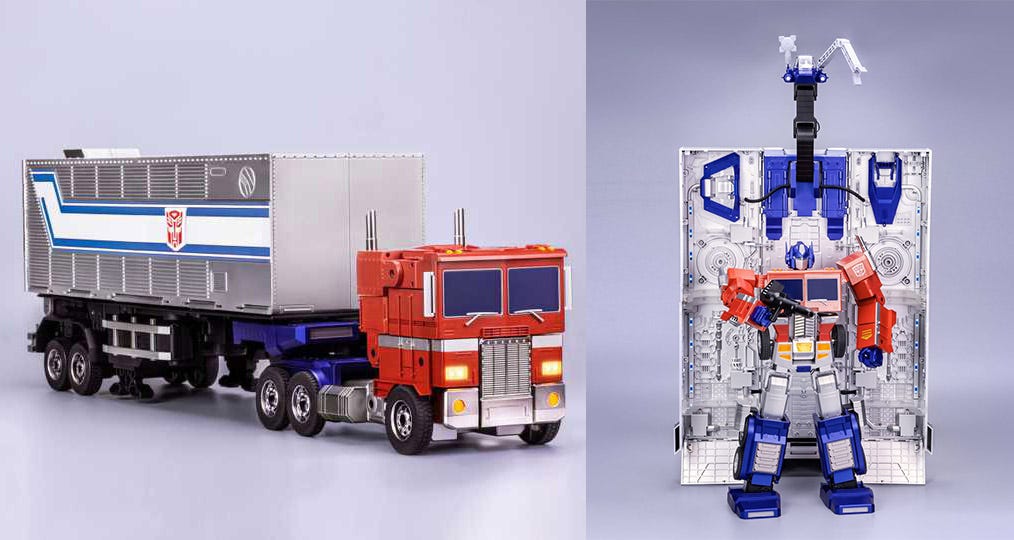 Robosen's Optimus Prime Transformer robot truck gets an auto-converting  trailer | Engadget