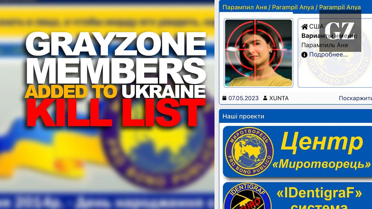 Grayzone journalists added to Ukraine 'kill list' - YouTube