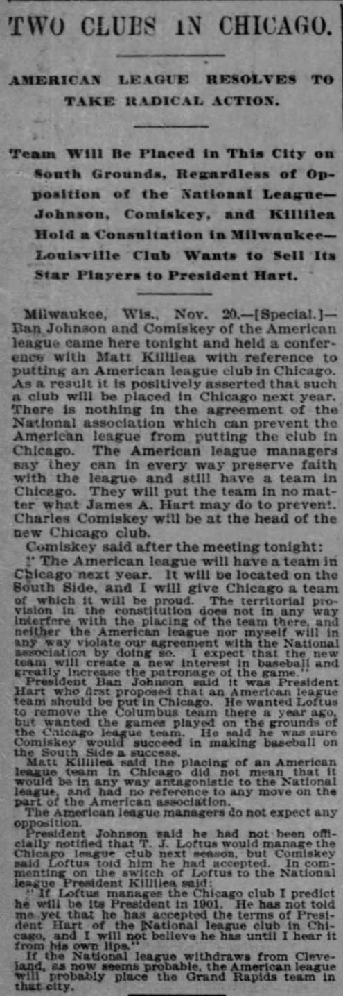 Chicago Tribune 1899