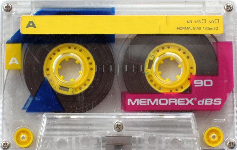 These colorful Memorex blank cassette tapes : r/nostalgia