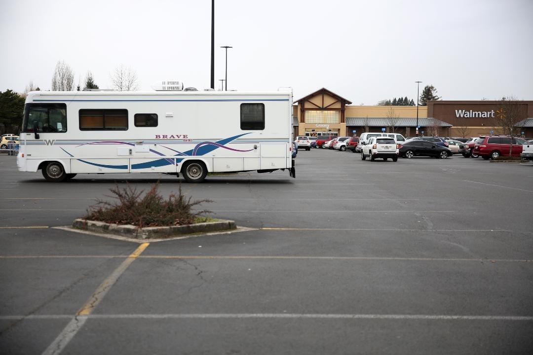 Some Walmart stores ban overnight parking