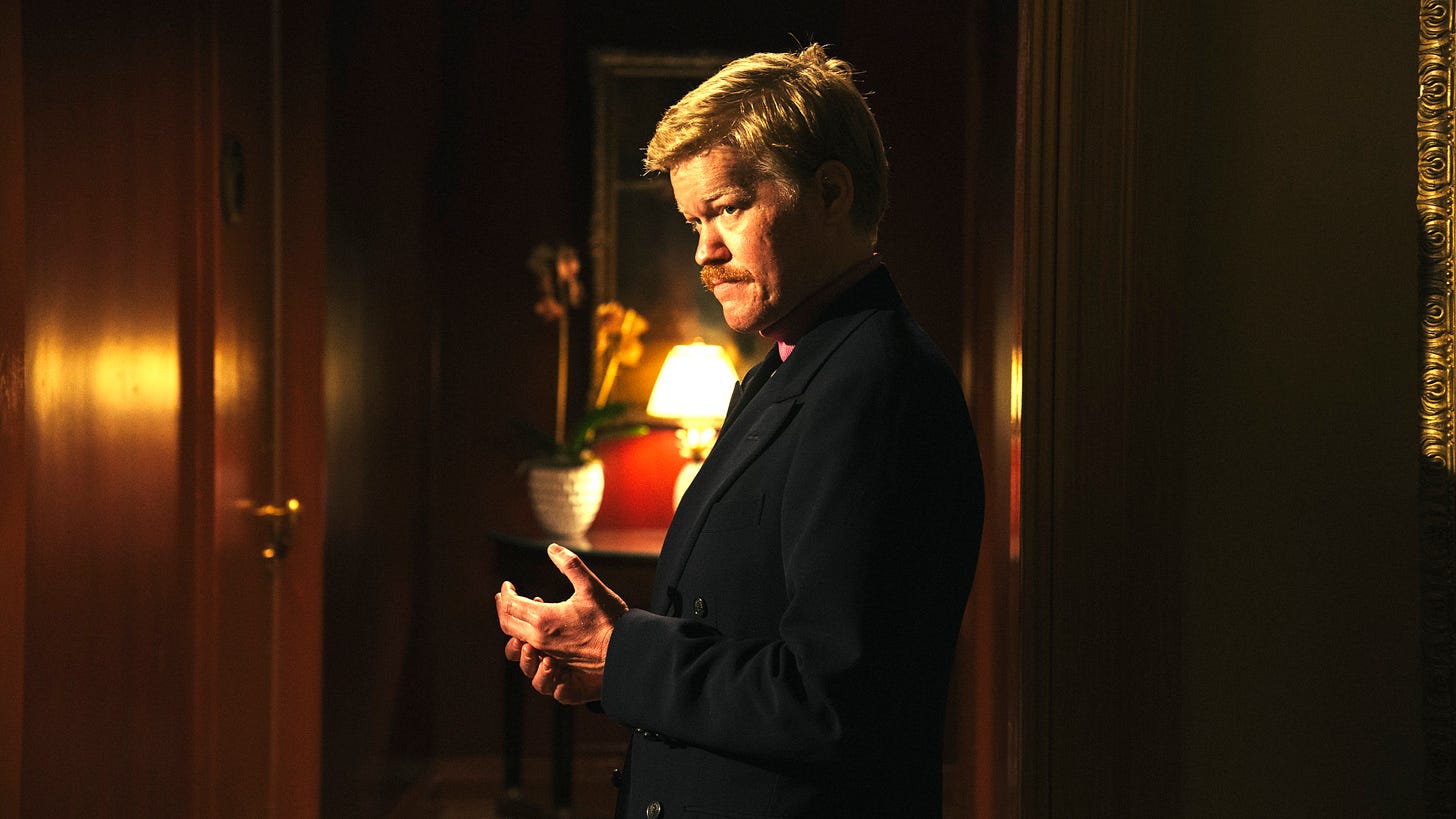 Jesse Plemons in one of the three roles he plays in Kinds of Kindness