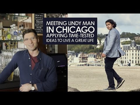 239. Meeting Lindy Man in Chicago | Applying Time-Tested Ideas to Live a  Great Life - YouTube