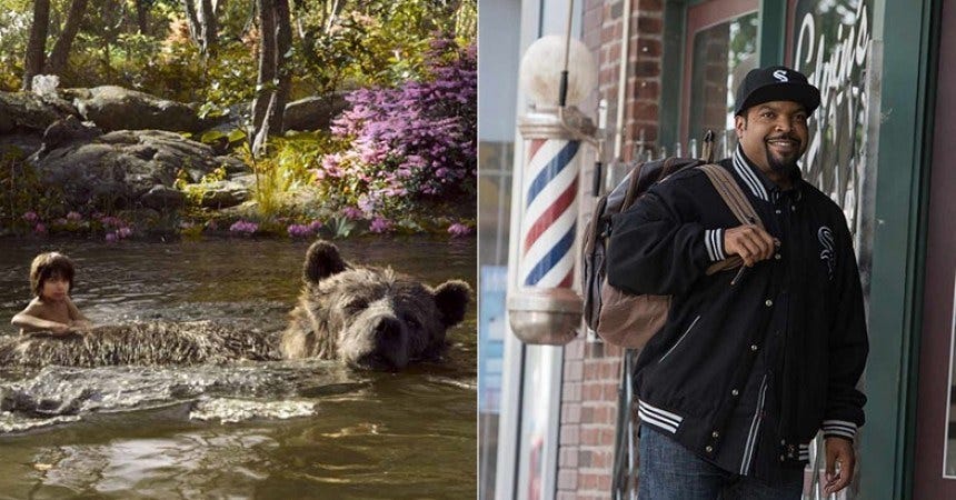 It's a 'Jungle Book' box office weekend biting into 'Barbershop the next cut' 2016 images