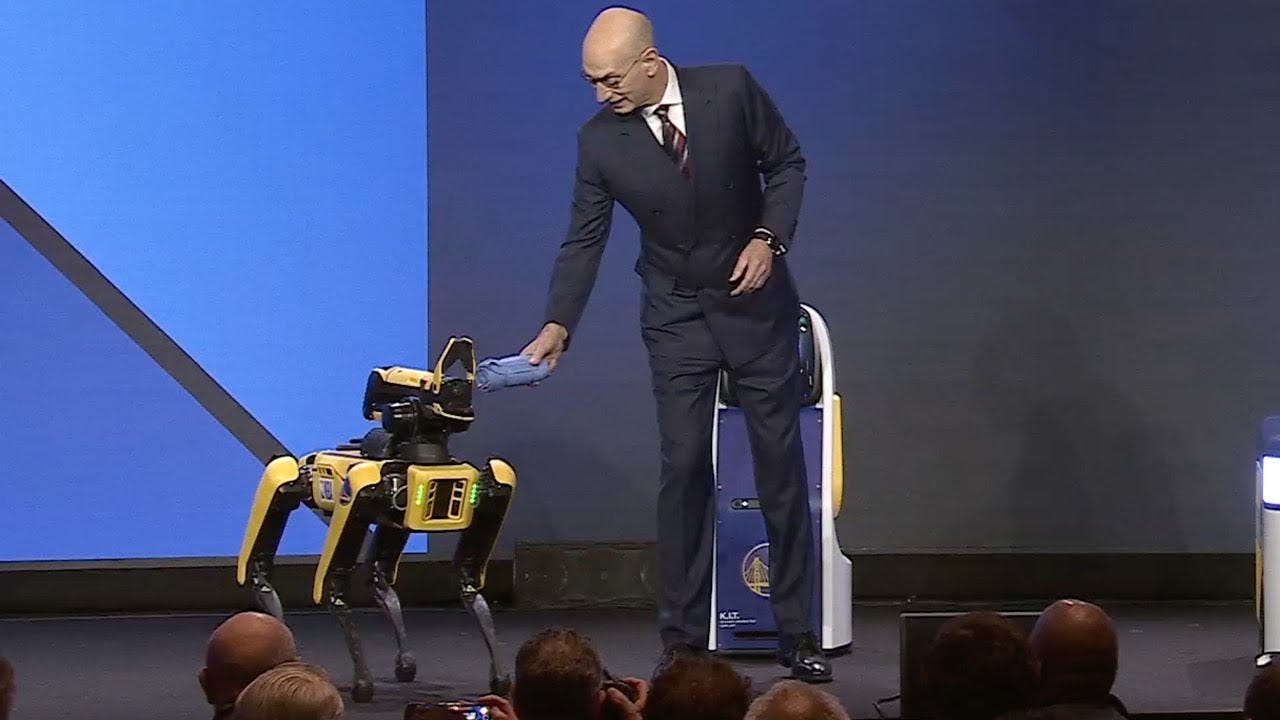 Adam Silver and Golden State Warriors Bring Physical AI to the NBA at 2025  NBA All-Star Tech Summit