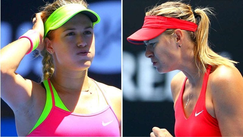 will maria sharapova go up against eugenie bouchard in madrid wta