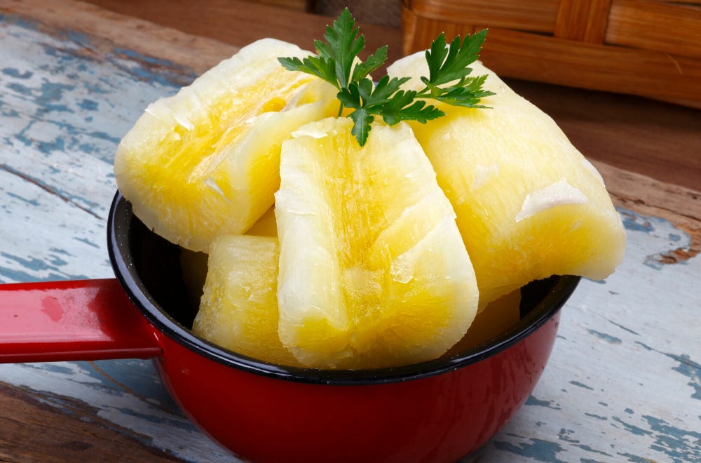 Boiled Cassava-Mayok Bwi