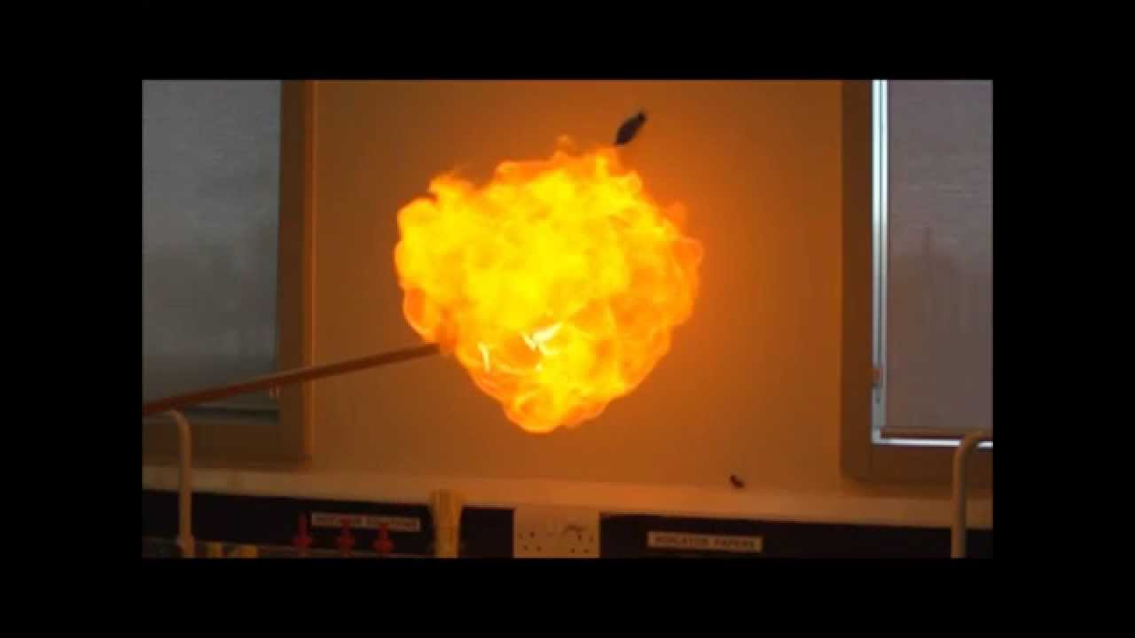 Slow Motion Hydrogen Balloon Explosion - YouTube