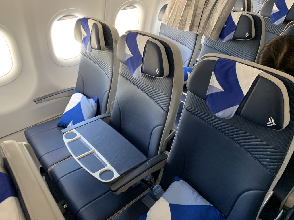 Aegean Airlines A320neo business class seat