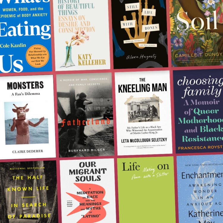 grid of hybrid-memoir book covers