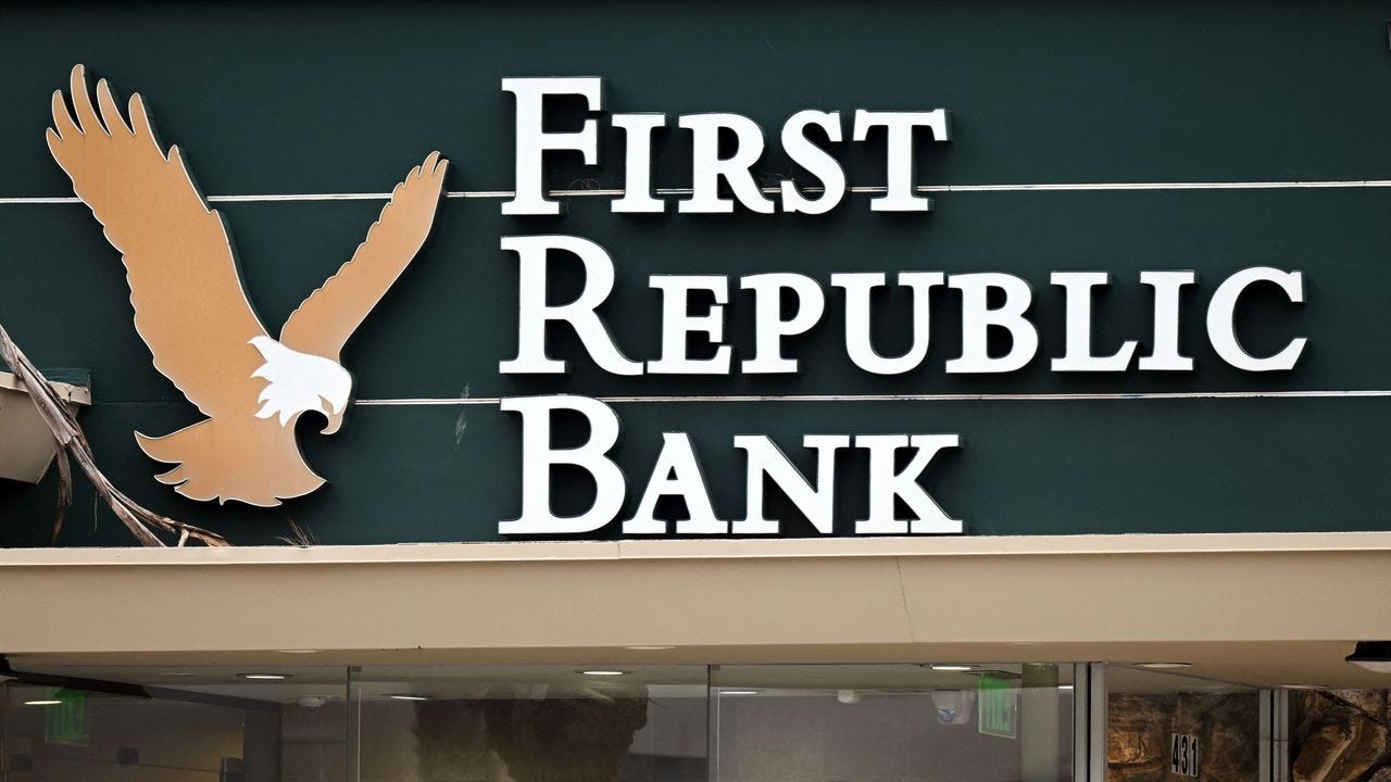 First Republic beats profit target but stock drops as deposits fall by 41%  in Q1 - MarketWatch