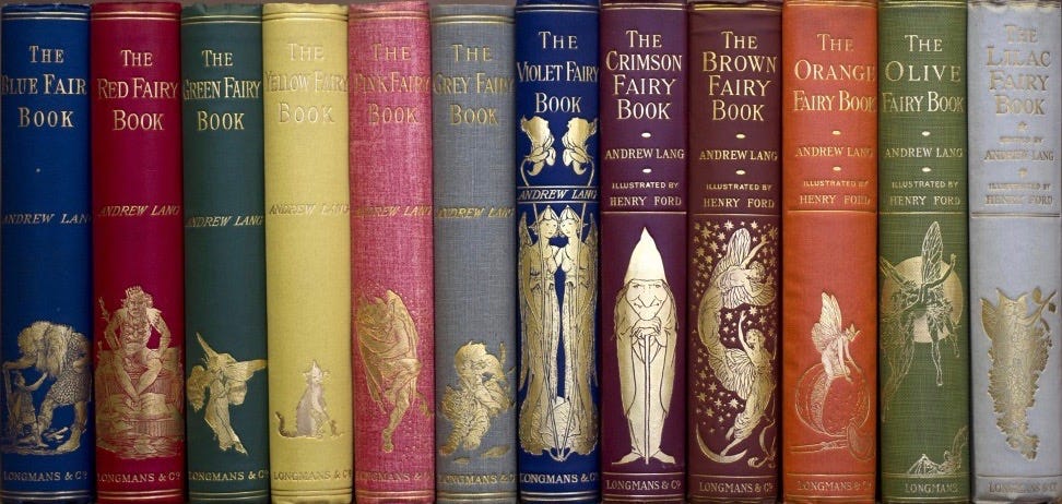 Andrew Lang's Original Rainbow Fairy Books | Beautiful Books