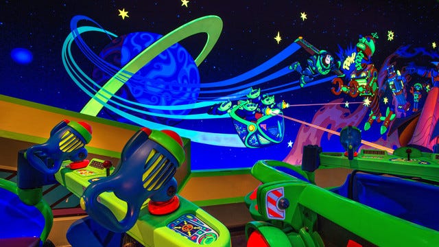 Buzz Lightyear Space Ranger Spin – Magic Kingdom, FL | David's Coin Travels