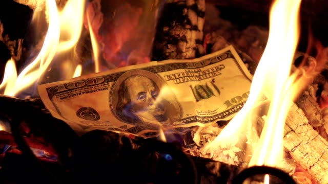 2,300+ Burning Money Stock Videos - iStock