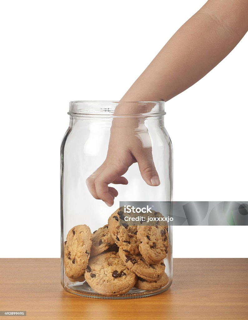 Stealing Cookies Stock Photo - Download Image Now - Cookie Jar, Child,  Cookie