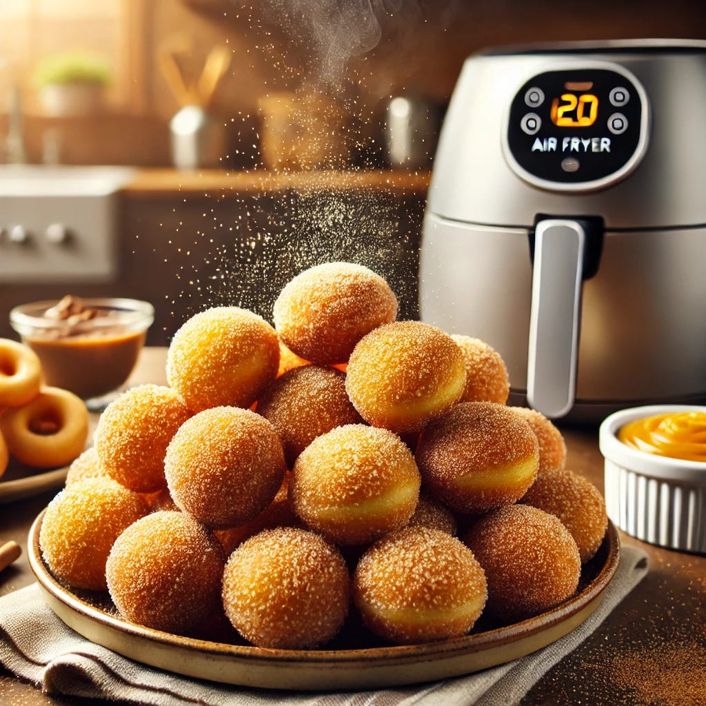 Bolinho de Chuva na Air Fryer