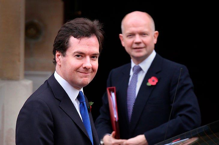 George Osborne: I tried to swap jobs with William Hague | The Spectator  Australia