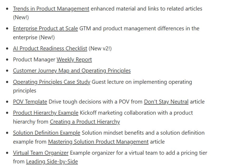 product manager resources