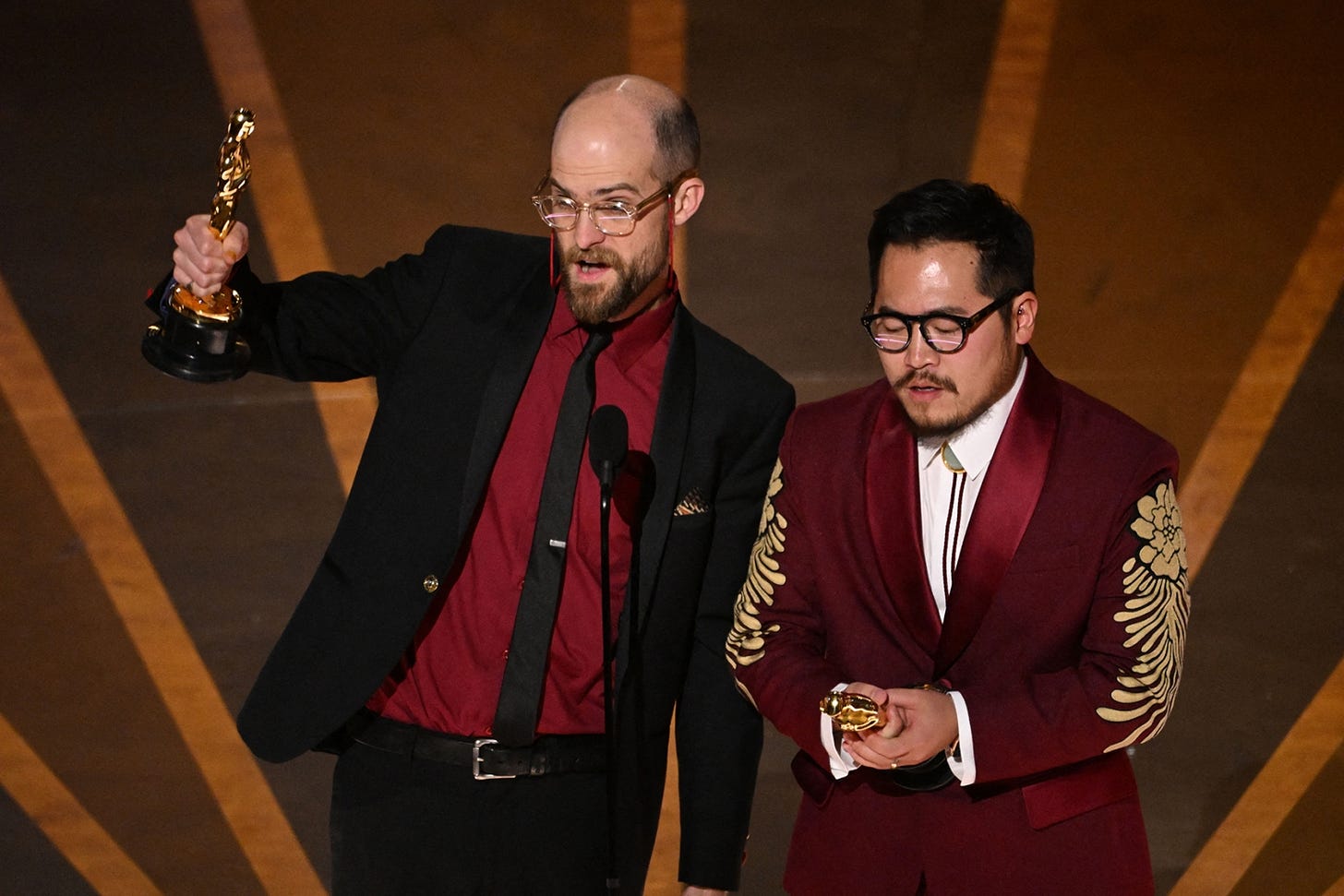 Daniel Scheinert and Daniel Kwan, winners of Oscars 2023 Best Director, The Academy Awards