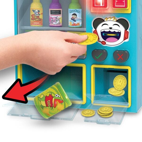 Ryan’s World Vending Surprise inserting coin 2020 hottest children toys