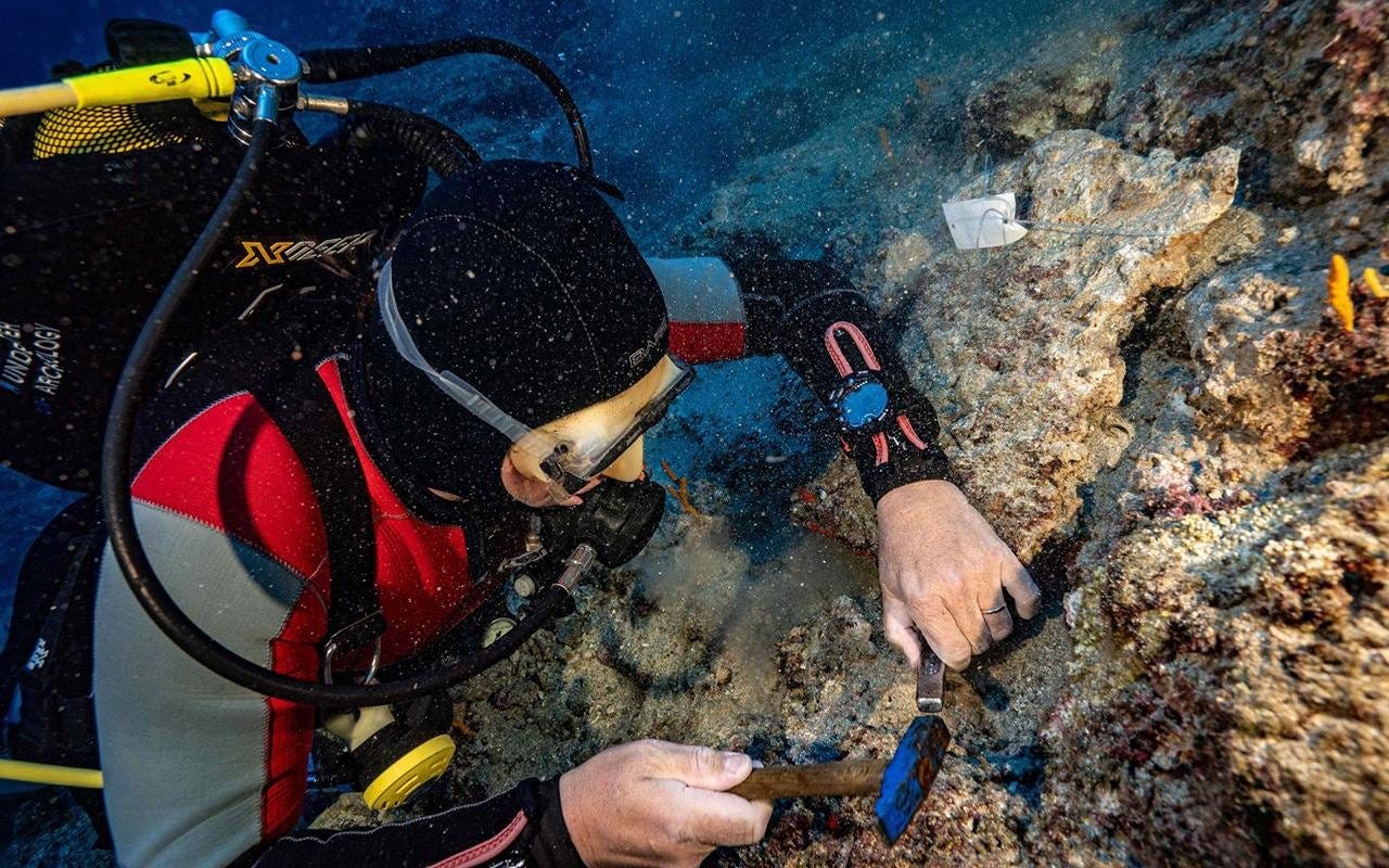 Bronze Age shipwreck loaded with copper ingots discovered off Turkey's coast