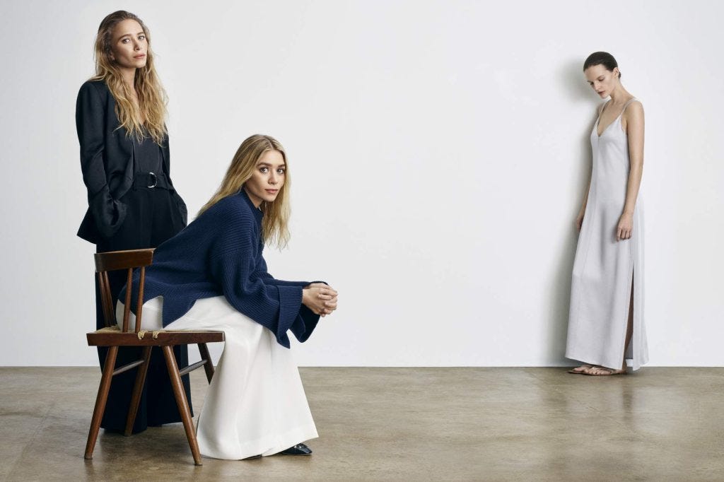 MINIMALISM AT THE MAXIMUM PRICE: THE STORY BEHIND THE ROW, THE BRAND  ESTABLISHED BY THE OLSEN SISTERS - Anna Salome