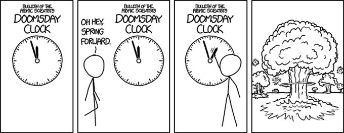 Xkcd comic | Doomsday Clock | Know Your Meme