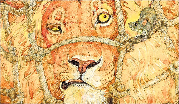The Lion and the Mouse,' Illustrated by Jerry Pinkney - The New York Times