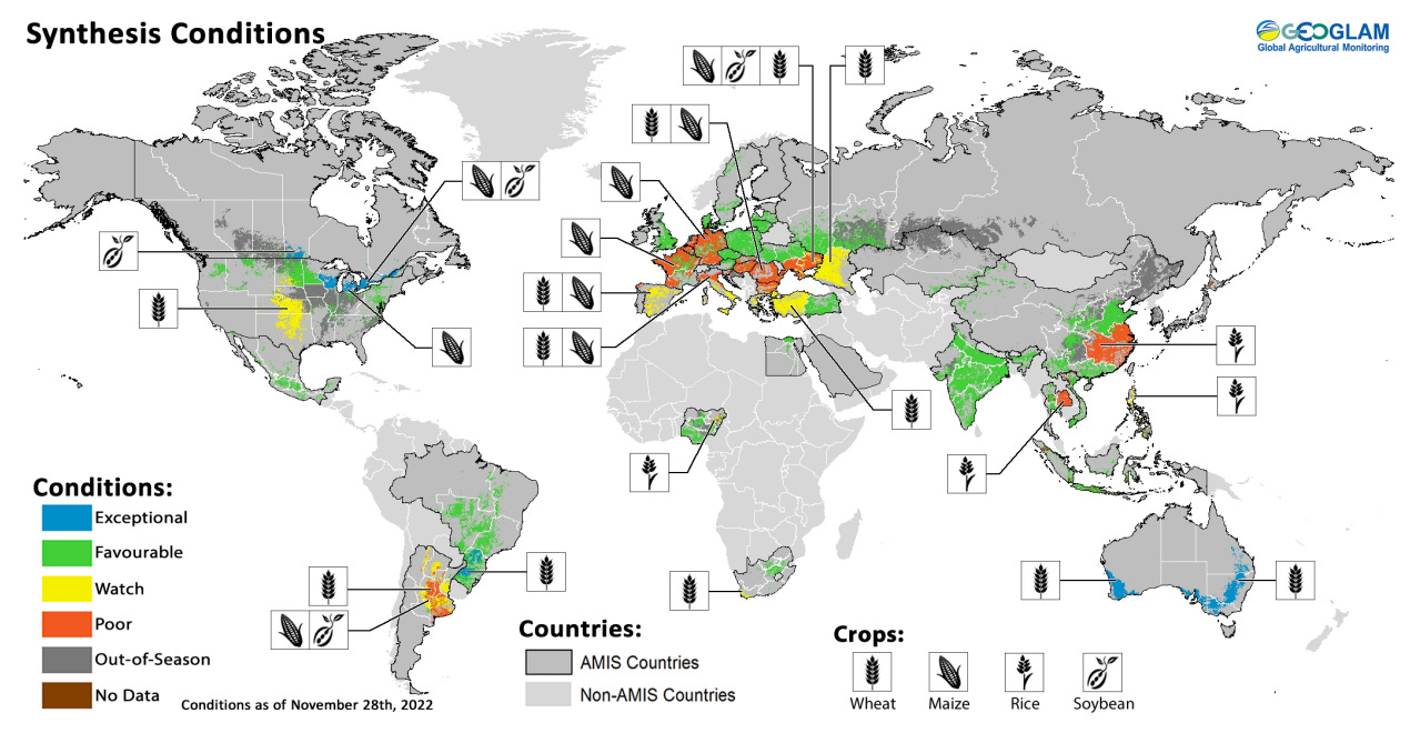 Grain Trading Crash Course - GrainStats - Crop Growing Regions - Crop Conditions