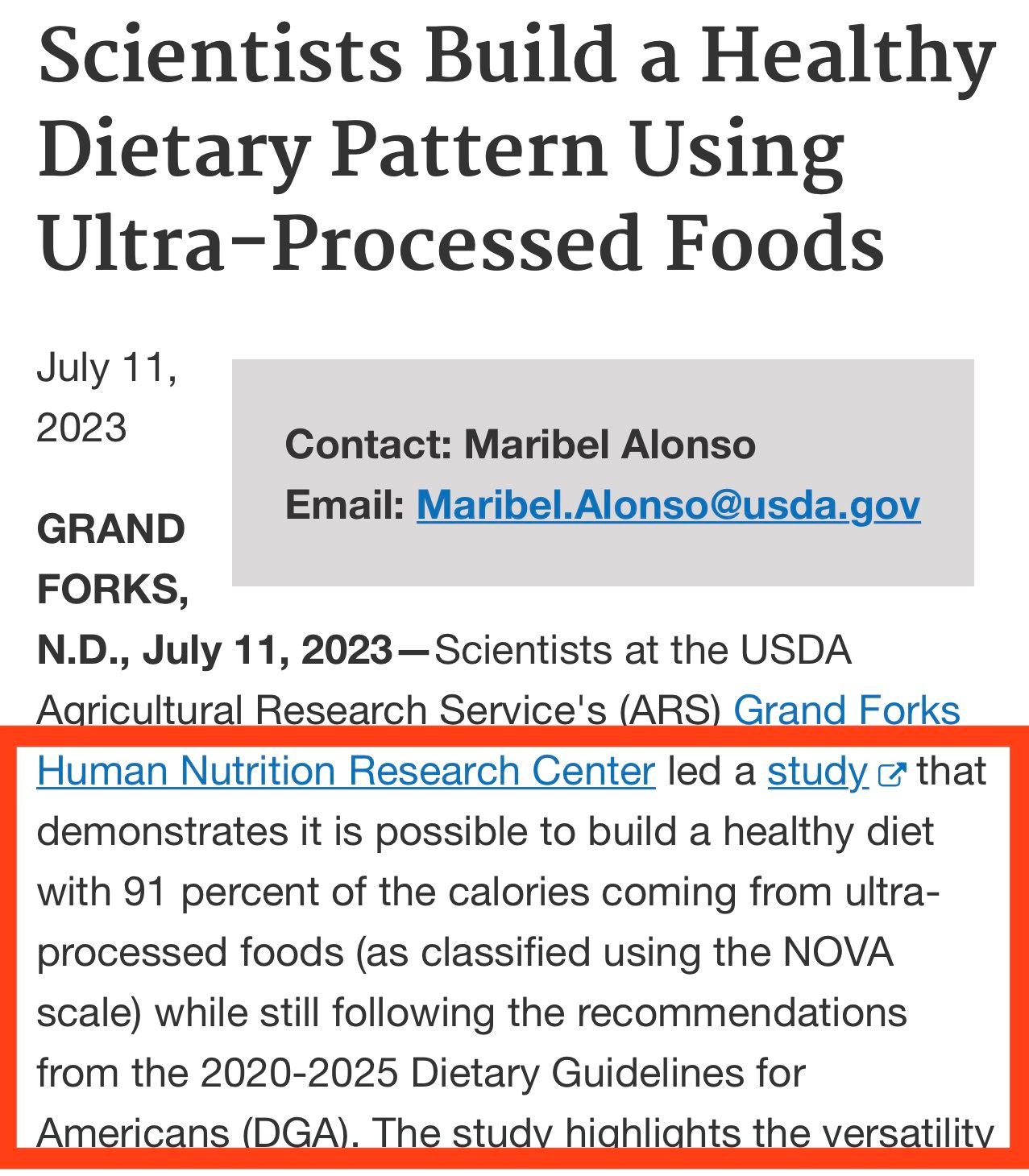 Dr. E on X: "Ultra-processed foods can be "healthy", says scientists funded  by the processed food industry. Citing what evidence? Well, as @KevinH_PhD  pointed out, apparently no human health data whatsoever, just