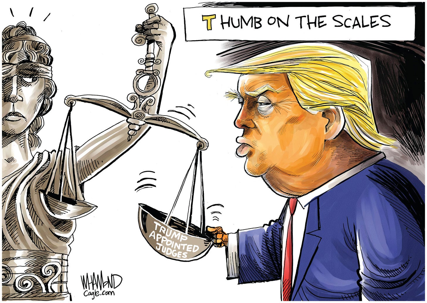 Trump manipulates the justice system