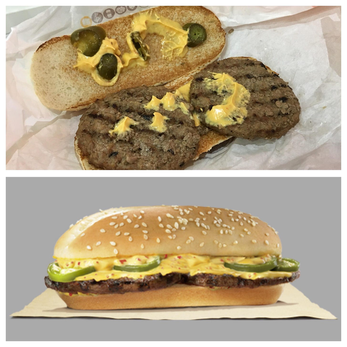 Burger king.. : r/ExpectationVsReality