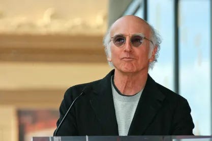 Larry David at the induction ceremony for Mary Steenburgen into the Hollywood Walk of Fame Larry David at the induction ceremony for Mary Steenburgen into the Hollywood Walk of Fame