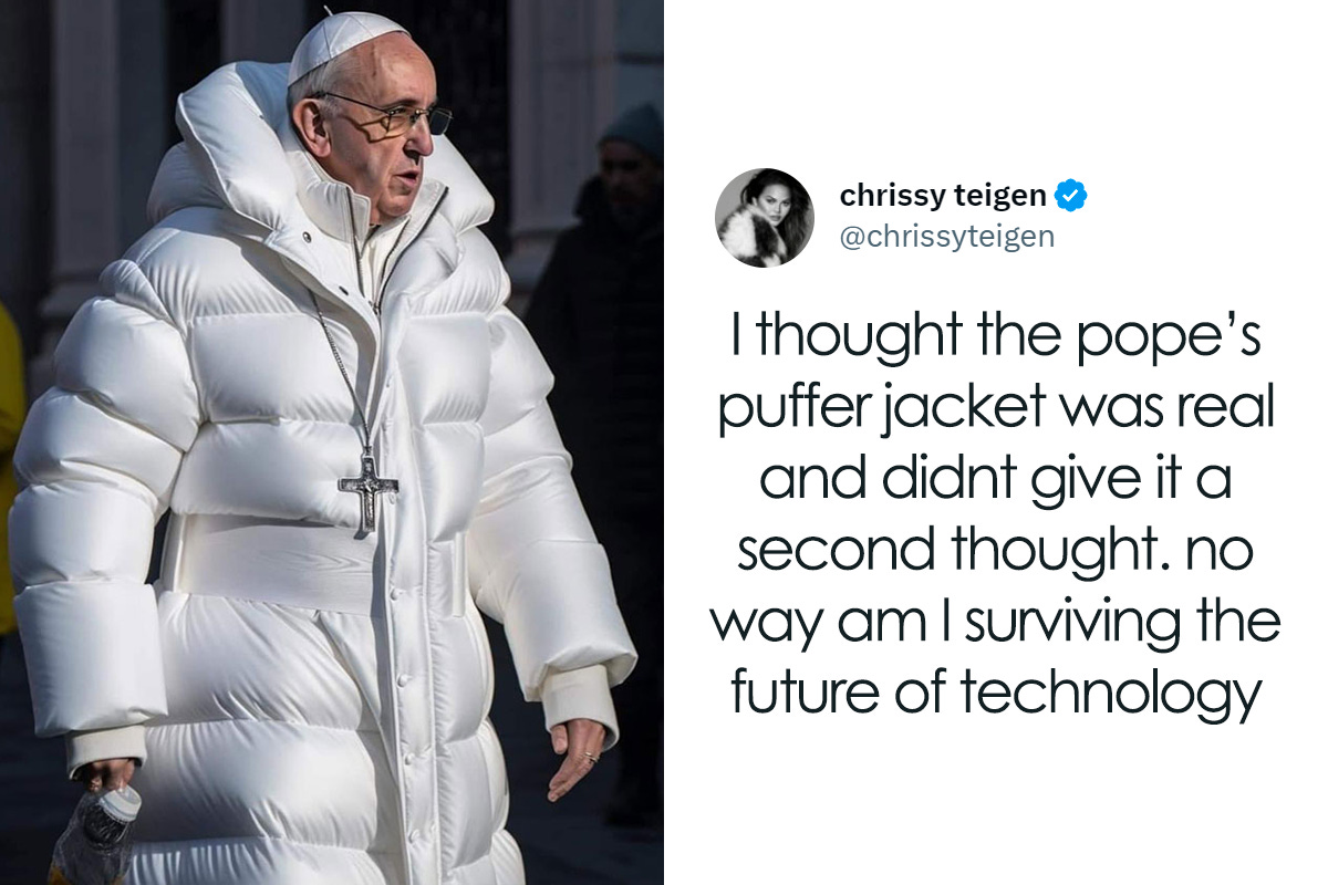 30 Of The Funniest Reactions And Memes To The Pope's AI-Generated “Drip” |  Bored Panda