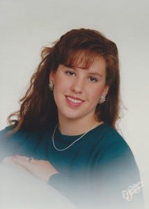Senior portrait, taken summer of 1992. I think I was wearing Lee Press-On Nails. I also had clearly not been introduced to tweezers. Senior portrait, taken summer of 1992. I think I was wearing Lee Press-On Nails. I also had clearly not been introduced to tweezers.