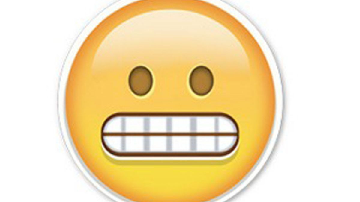 This 'grimace face' emoji is causing awkward conversations ...