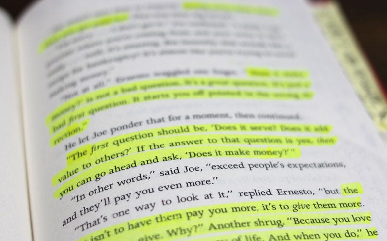 Does it make money is not a bad question. It's a great question. It's just a bad first question. The first question should be, does it serve? If the answer to that question is yes, then you can go ahead and ask, does it make money?