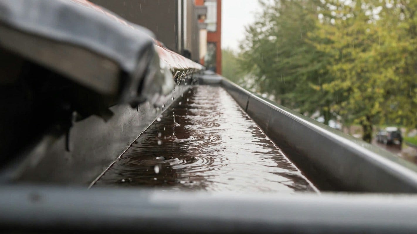 "Every organism is interacting with rainwater." "Every organism is interacting with rainwater."