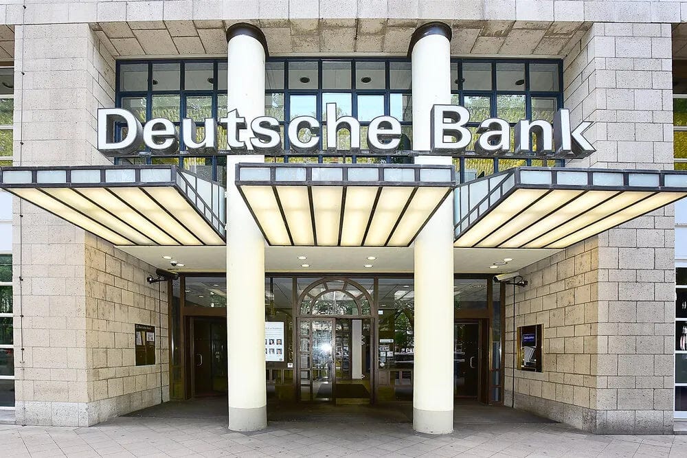 Deutsche Bank. Image: Shutterstock.