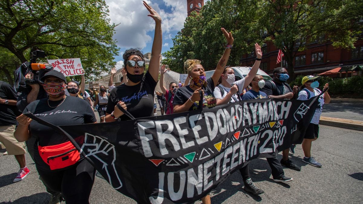 Juneteenth: Amid nationwide rallies and celebrations, more cities, states  and universities designate it an official holiday | CNN